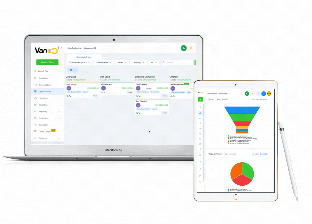 Vanco+ Top Real Estate Marketing Platform